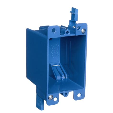 blue wire in electrical box|carlon old work outlet box.